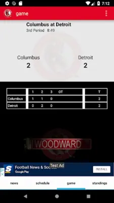 Detroit Hockey android App screenshot 1